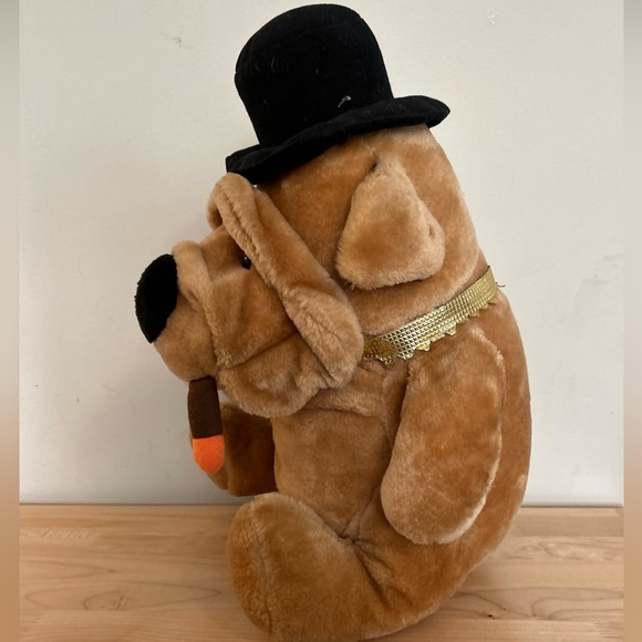 Brooklyn Doll Toy and Novelty Smoking Bulldog Cigar Plush Vintage 1993 - Picture 2 of 10